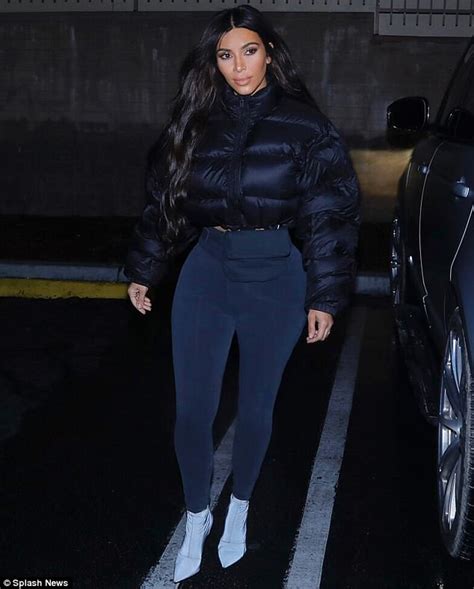 Kim Kardashian puffer jacket